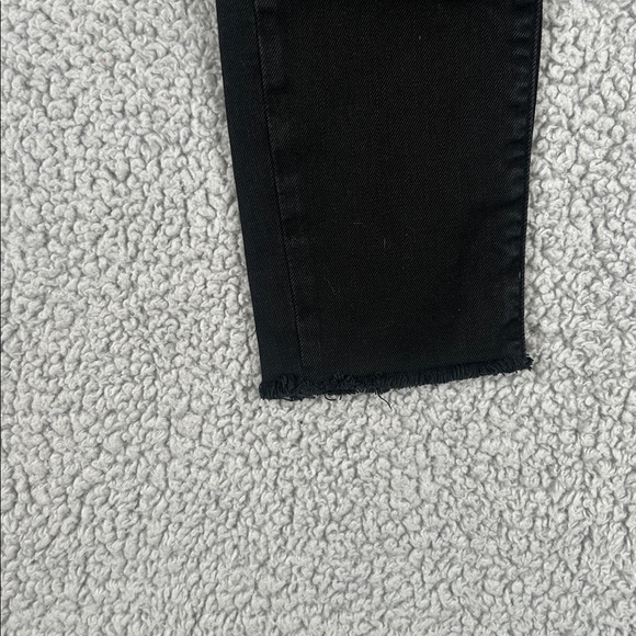 IRO Ajuste Distressed Skinny Cropped Jeans Black Women’s,Size 25 - Picture 13 of 16